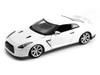 2009 Nissan GT-R, White - Bburago 12079 - 1/18 scale Diecast Model Toy Car