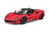 Ferrari SF90 Stradale, Red /Black - Bburago 16015R - 1/18 scale Diecast Model Toy Car