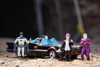 1966 Batmobile Classic TV Series w/Batman, Robin &Villians-Jada Toys 33737 - 1/24 scale Diecast Car
