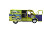1976 Chevy G-Series Van, Yellow /Blue Flames - Acme A1802101 - 1/18 Scale Diecast Model Toy Car
