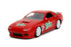 1985 Mazda RX-7 RHD w/ Trix Rabbit Diecast Figure, Red - Jada Toys 32199 - 1/24 scale Diecast Car