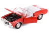 1971 Chevy Chevelle SS454 Convertible, Orange - Welly 22089 - 1/24 scale Diecast Model Car