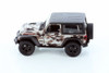 2018 Jeep Wrangler Rubicon, Camo Brown  Kinsmart 5420DAB  1/34 scale Diecast Model  Car