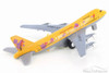 Super Resorts Turbo Jet, Yellow & Gray - Showcasts 981DF Diecast Toy Pull-back plane