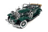 1932 Cadillac V16 Sport Phaeton, Dark Green - Auto World AW314 - 1/18 Scale Diecast Model Toy Car