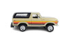 1978 Ford Bronco, Beige/Tan - Motor Max 79373PTM - 1/24 Scale Diecast Model Toy Car