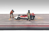 Race Day Metal Figures Set 2, Multi- - American Diorama 38360 - 1/43 Scale Figurine