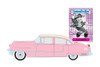 1955 Cadillac Fleetwood, Pink - Greenlight 54070A/48 - 1/64 Scale Diecast Model Toy Car