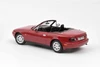 1989 Mazda MX-5 Miata Convertible, Red - Norev 188020 - 1/18 Scale Diecast Model Toy Car