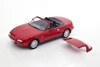 1989 Mazda MX-5 Miata Convertible, Red - Norev 188020 - 1/18 Scale Diecast Model Toy Car
