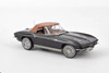 1963 Chevy Corvette Stingray Cabriolet, Black - Norev 189055 - 1/18 Scale Diecast Model Toy Car