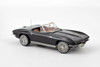 1963 Chevy Corvette Stingray Cabriolet, Black - Norev 189055 - 1/18 Scale Diecast Model Toy Car