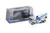 1984 Freightliner FLA 9664 Tow Truck, Silver - Greenlight 86632 - 1/43 Scale Diecast Replica