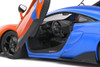 2019 McLaren 600LT Coupe, Orange and Blue - Solido S1804503 - 1/18 Scale Diecast Model Toy Car