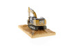 Caterpillar 320F Weathered Excavator with operator - Diecast Masters 85701 - 1/50 Scale Replica