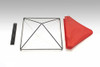 Canopy Set, Black Frame w/Red Cover - American Diorama 38348 - 1/24 scale Figurine - Diorama Accessory