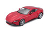 Diecast Car w/Display Case - Ferrari Roma, Red - Bburago 26029R - 1/24 scale Diecast Model Toy Car