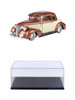 Diecast Car w/Display Case - 1939 Chevy Coupe Lowrider, Brown /Cream - Motor Max 79028WLBE - 1/24 Scale Diecast Car