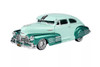 Diecast Car w/Display Case - 1948 Chevy Aerosedan Fleetline Lowrider, Green - Motor Max 79027WLGN - 1/24 Scale Diecast Car