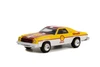 1975 Chevy Chevelle Laguna, Yellow - Greenlight 28100B/48 - 1/64 Scale Diecast Model Toy Car