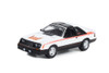 1981 Ford Mustang Cobra, White - Greenlight 13320D/48 - 1/64 Scale Diecast Model Toy Car