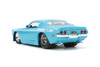 1971 Chevy Camaro, Light Blue - Jada Toys 34201/4 - 1/24 Scale Diecast Car