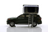 2022 Ford Explorer Limited w/ Rooftop Tent, Dark Green - Greenlight 38030F - 1/64 Scale Diecast Car