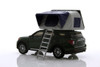 2022 Ford Explorer Limited w/ Rooftop Tent, Dark Green - Greenlight 38030F - 1/64 Scale Diecast Car