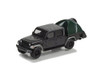 2021 Jeep Gladiator High Altitude w/Bed Tent, Black - Greenlight 38030E/48 - 1/64 Scale Diecast Car