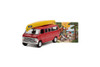 1969 Ford Wagon Van with Canoe on Roof, Red - Greenlight 38020D/48 - 1/64 scale Diecast Car