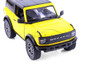 2022 Ford Bronco Closed Top, Yellow - Kinsmart 5438DA/B - 1/34 Scale Diecast Model Toy Car