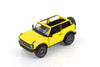 2022 Ford Bronco Open Top, Yellow - Kinsmart 5438DA/B - 1/34 Scale Diecast Model Toy Car