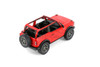 2022 Ford Bronco Open Top, Red - Kinsmart 5438DA/B - 1/34 Scale Diecast Model Toy Car