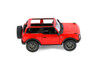 2022 Ford Bronco Open Top, Red - Kinsmart 5438DA/B - 1/34 Scale Diecast Model Toy Car