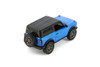 2022 Ford Bronco Closed Top, Blue - Kinsmart 5438DA/B - 1/34 Scale Diecast Model Toy Car