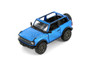 2022 Ford Bronco Open Top, Blue - Kinsmart 5438DA/B - 1/34 Scale Diecast Model Toy Car