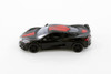 2021 Chevy Corvette Stingray C8, Black - Kinsmart 5432DF - 1/36 Scale Diecast Model Toy Car