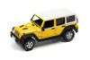 2017 Jeep JK Wrangler Chief Edition, Acid Yellow - Auto World AWSP108/24A - 1/64 Scale Diecast Car