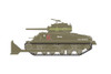 1944 M4 Sherman Dozer Tank w/ Bulldozer Blade, U.S. Army WWII - Greenlight - 1/64 Scale Diecast Car