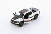2022 Ford F-150 Raptor Pickup Truck, White - Kinsmart 5436DF - 1/46 scale Diecast Model Toy Car