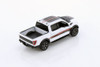 2022 Ford F-150 Raptor Pickup Truck, White - Kinsmart 5436DF - 1/46 scale Diecast Model Toy Car