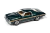 1973 Pontiac Lemans, Green  - Johnny Lightning JLMC030/48A - 1/64 Scale Diecast Model Toy Car