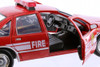 1993 Chevy Caprice Fire Chief, Red - Motor Max 76440D - 1/24 scale Diecast Model Toy Car