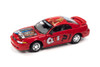 2000 Ford Mustang "Miss Scarlet" with Poker Chip, Clue - Johnny Lightning JLSP236/24 - 1/64 scale Diecast Model Toy Car