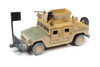 HUMVEE 4-CT Armored Fastback M1114 HA (Heavy) Up-Armored HMMWV, Tan - Johnny Lightning JLSP199/24B - 1/64 scale Diecast Car