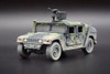 M1025 HMMWV Armament Carrier HUMVEE 4-CT Armored Fastback, Battle Worn Camo Green - Johnny Lightning - 1/64 scale Diecast Model Toy Car