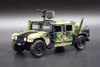 M1025 HMMWV Armament Carrier HUMVEE 4-CT Armored Fastback, Forest Camo Green - Johnny Lightning - 1/64 scale Diecast Car