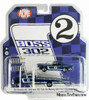 1969 Ford F-350 #2 Ramp Truck with Mustang Boss 302 Trans Am #2, Blue - Greenlight 51268 - 1/64 scale Diecast Model Toy Car