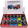 Kinsmart 2022 Ford Bronco Assorted (Open top & Hardtop) Diecast Car Set - Box of 12 1/34 Scale Diecast Model Cars, Assorted Colors