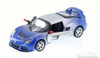 2012 Lotus Exige S #3, Fading Blue - Kinsmart 5361DG - 1/32 Scale Diecast Model Toy Car